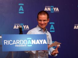 Como parte de su arranque de campaña, Ricardo Anaya asegura que trabajará para que el PAN sea una oposición fuerte y firme. SUN / I. Stephens