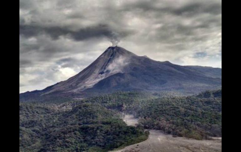 Publicaron imágenes del coloso, donde se puede apreciar la actividad del volcán. TWITTER / @LUISFELIPE_P