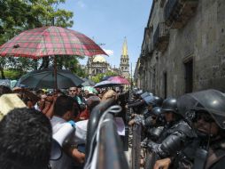 Los profesores inconformes reiteran que la Reforma Educativa está plagada de irregularidades. EL INFORMADOR / F. Atilano