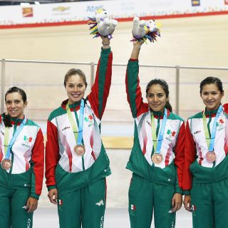 México gana bronce en persecución de ciclismo de pista