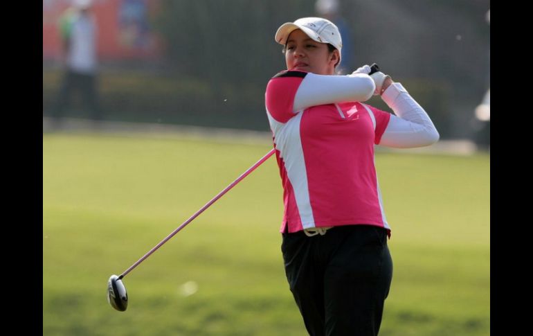 'Desde que inició el torneo tengo un objetivo y ese objetivo es la medalla de oro y voy a seguir trabajando mucho', dijo Navarro. TWITTER / @CONADE