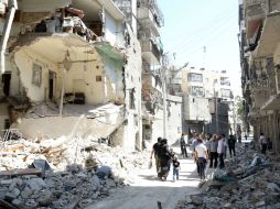 El grupo terrorista controla aproximadamente una tercera parte de Siria. AFP / K. Khateb