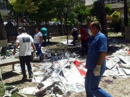 Al menos 28 personas mueren y unas 100 resultan heridas en un atentado suicida en la ciudad de Suruc, en el sureste de Turquía. EFE /