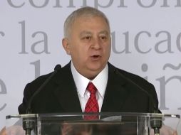 Chuayffet recuerda a Juárez y Vasconcelos, como dos figuras históricas de Oaxaca, quienes abonaron a la educación en el país. YOUTUBE / Presidencia de la República