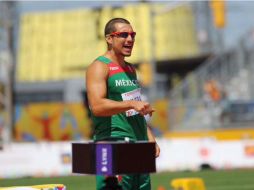 Luis Rivera califica a las finales de salto de longitud. TWITTER / @COM_Mexico