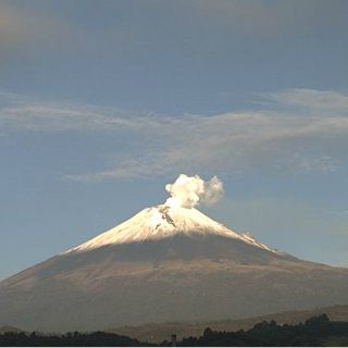 El Popocatépetl registra baja intensidad