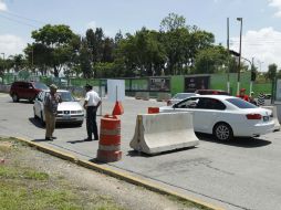 El cierre al paso vehicular comenzó la madrugada de este lunes. EL INFORMADOR / E. Barrera