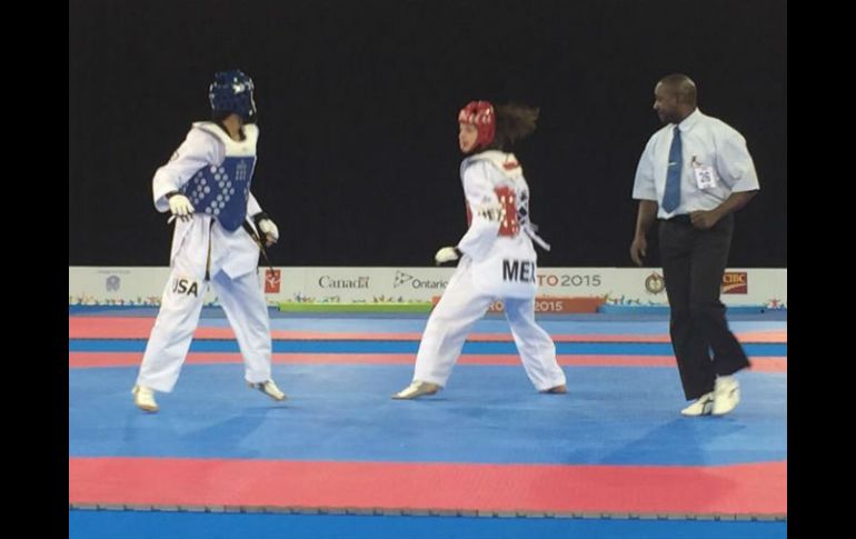 Victoria Heredia obtuvo la plata en la categoría de -67 kg. TWITTER / @CONADE