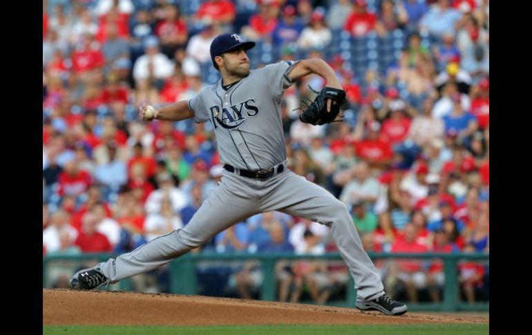 El de ayer fue el catorceavo juego en el que el lanzador derecho ha permitido dos carreras limpias o menos. AFP / H. Martin