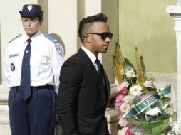 Hamilton asistió al funeral de ayer en Niza, en el que toda la comunidad de la Formula Uno dio el último adiós a Bianchi. AP / L. Cironneau
