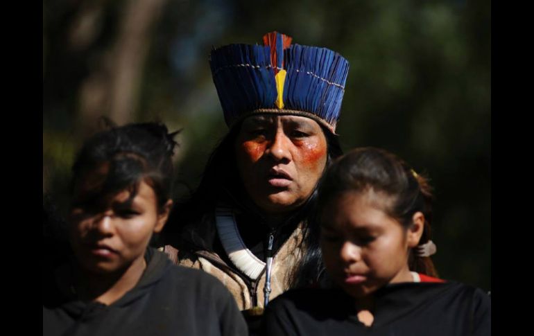 'Pedimos socorro y ayuda, no sólo para los bosques y la naturaleza, sino también por la vida, aseguró la guaraní Valdelice Veron. FACEBOOK / XAMIRINHUPOTY