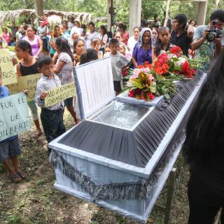 Sin determinarse, calibre de bala que mató a niño en Aquila
