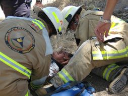Los heridos fueron trasladados al Hospital de Primer Contacto de Colotlán a bordo de varias ambulancias. EL INFORMADOR / ARCHIVO