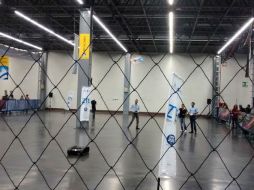 Se dio una demostración sobre la manipulación y control de los drones en la llamada ''jaula'' de Campus Party. TWITTER / @info_normag