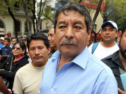 El dirigente del magisterio disidente dijo que las cuentas bancarias de la CNTE están ''congeladas''. NTX / ARCHIVO