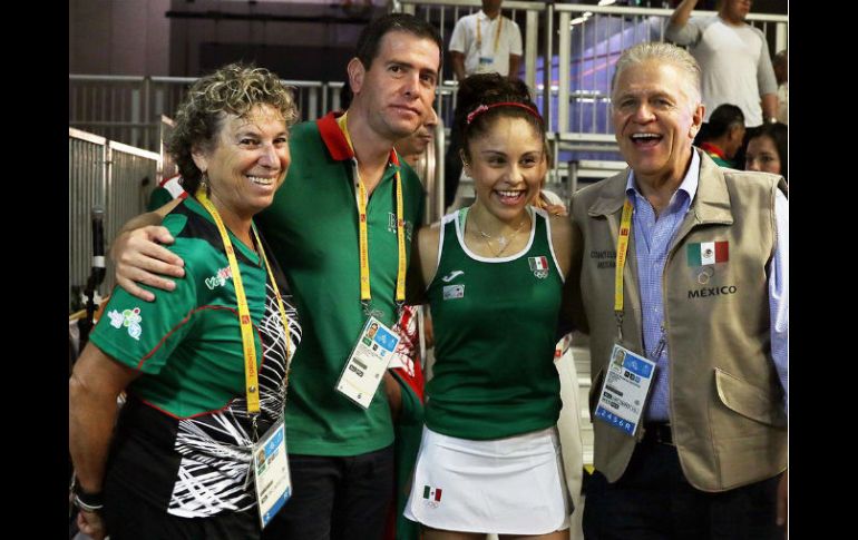 Paola Longoria avanza a cuartos de final en modalidades de singles y dobles. TWITTER / @CONADE