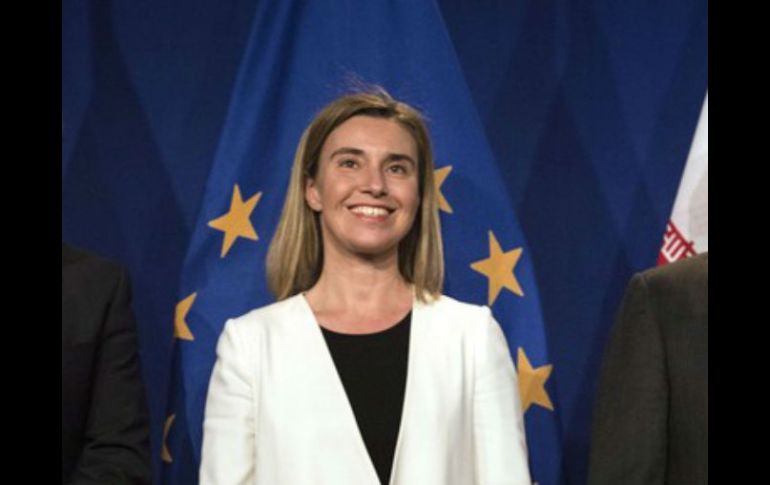 Mogherini celebra la firma del histórico convenio sobre el programa nuclear, considerándolo una muestra de la diplomacia. AFP / ARCHIVO