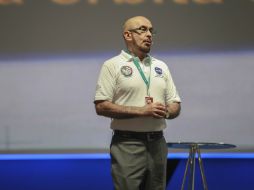 Rodolfo Neri Vela estuvo compartiendo su experiencia en Campus Party. EL INFORMADOR / F. Atilano