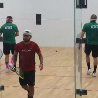 Beltrán y Moreno obtienen bronce en racquetbol de parejas