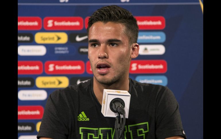El defensa Diego Reyes se dice confiado en la capacidad del Tri para ganar la final. AP / C. Szagola
