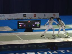 Las mexicanas Denisse Hernández, Nataly Michel y Melissa Rebolledo obtienen la medalla 87 para México. TWITTER / @CONADE