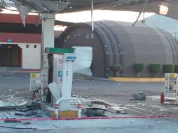 Los agresores también provocaron explosiones en otra gasolinera muy cerca del lugar de la primera detonación. EFE /