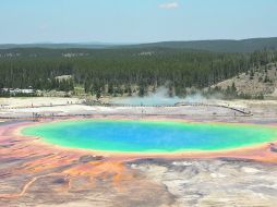 Gran prisma. Impresionante ejemplo de la belleza natural  con la que cuenta Yellowstone. ESPECIAL / Wikimedia
