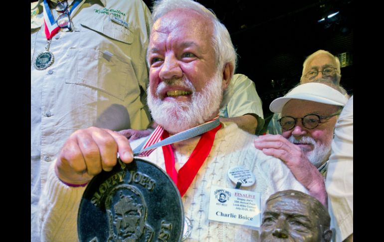 El ganador, Charlie Boice es un controlador de tránsito aéreo jubilado. AP / A. Newman