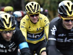 Froome logró la victoria en una etapa tranquila. AFP / E. Feferberg