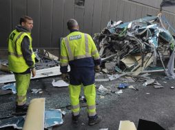 Según testimonio, los heridos más graves estaban en la parte trasera del vehículo. EFE / B. Chibane