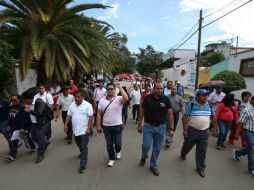 Respaldan la megamarcha convocada por el magisterio de Oaxaca para este lunes 27 de julio. SUN / ARCHIVO