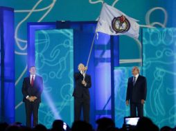 Invitó a la juventud de América a participar en los XVIII Juegos Panamericanos en Lima. AFP / J. Cortez
