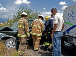 Los cuerpos quedan prensados; desafortunadamente no presentaban signos vitales al arribo de los cuerpos de emergencia. NTX / ARCHIVO