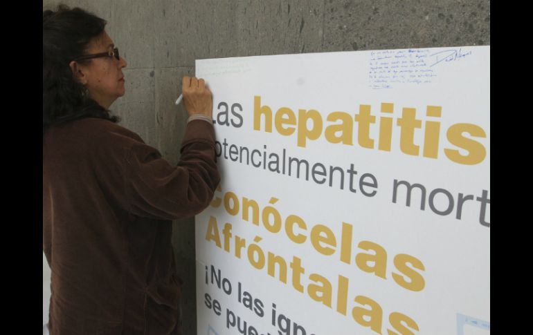 El lema de este año de la Secretaria de Salud es 'Prevenir la hepatitis, actuar ya'. NTX / ARCHIVO