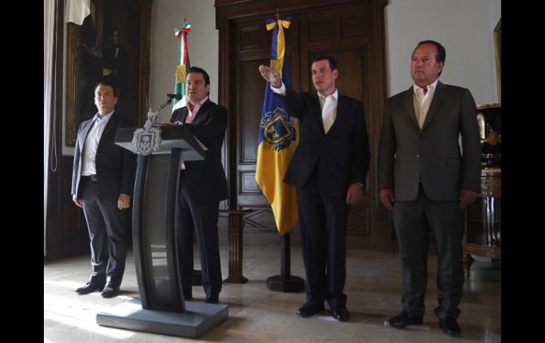 Imagen de la toma de protesta de Miguel Castro como nuevo titular de la SEDIS. EL INFORMADOR / E. Barrera