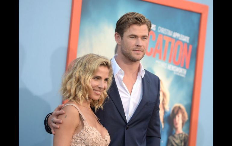 La pareja, a punto de cumplir cinco años de casados, acudió al estreno de la película 'Vacation' en Los Ángeles. AFP / J. Kempin