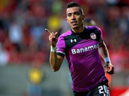 El colombiano Fernando Uribe firmó triplete en la goleada del Toluca por 4-2 al Necaxa. MEXSPORT / R. Maya