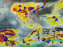 Ante los posibles efectos de ''Guillermo'', la Conagua y el SMN monitorean de manera constante su trayectoria y posible evolución. ESPECIAL / smn.cna.gob.mx