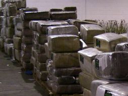 La mariguana, las armas y los detenidos fueron puestos a disposición de la PGR de Sonora. NTX / ARCHIVO