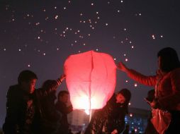 El Festival de los Faroles en Pingxi, Taiwan se realiza como señal de paz y prosperidad. NTX / ARCHIVO