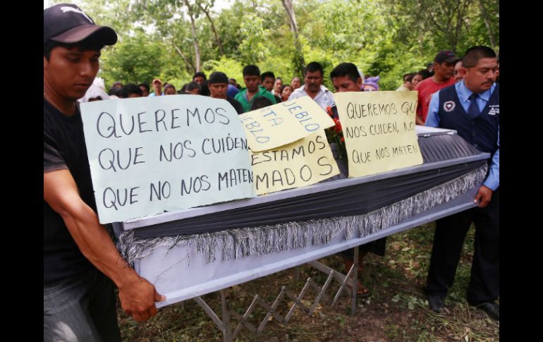 El domingo 19 de julio, un enfrentamiento en el municipio de Ostula dejó el saldo de un niño muerto. AFP / ARCHIVO