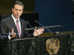 La intervención será la segunda de Peña Nieto en la Asamblea General, luego de la que ofreciera el año pasado. EFE / ARCHIVO