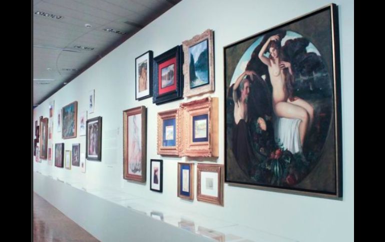 La colección de 58 obras, entre pinturas y dibujos y más de 150 documentos, fue reunida por el autor de 'El águila y la serpiente'. TWITTER / @museoAmodernoMX