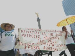 Los organizadores nvitan para este cinco de agosto a una asamblea en la sesión nueve de la CNTE en Belisario Domínguez. SUN / L. Cortés