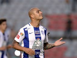 Pachuca alcanza su segundo triunfo gracias a los dos goles del argentino. MEXSPORT / I. Ortiz