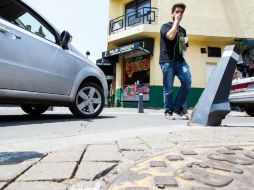 La obra tuvo un presupuesto de 18 MDP. Alcantarillas y bolardos sufren afectaciones. EL INFORMADOR / P. Franco