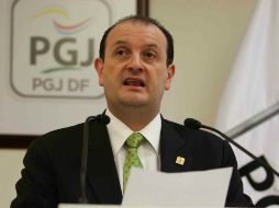 El titular de la Procuraduría General de Justicia del Distrito Federal, Rodolfo Ríos Garza. NTX / ARCHIVO