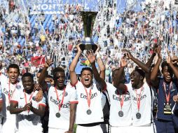 Fue la quinta victoria de PSG en el Trofeo de Campeones, preámbulo para la Ligue 1 francesa, que arranca el próximo fin de semana. AFP / F. Fife