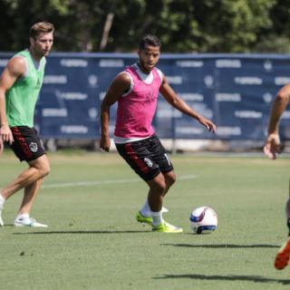 'Gio' ya entrena con el Galaxy
