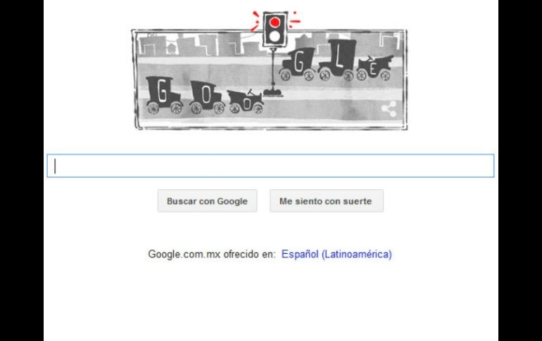 En la página principal del buscador se pueden observar vehículos de principios del siglo XX. ESPECIAL / google.com